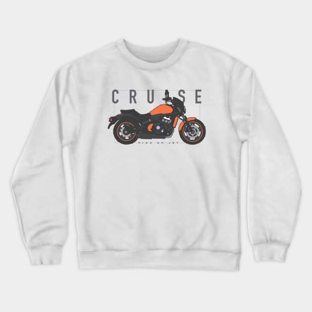 Cruise Vulcan S cafe orange Crewneck Sweatshirt by NighOnJoy